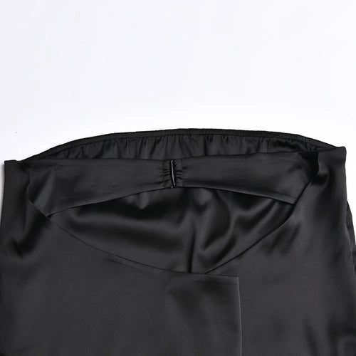 Load image into Gallery viewer, Satin Sexy Backless Mini Dress Women Robe Fashion Strapless Sleeveless Bodycon Night Club Party Short Dresses Vestido
