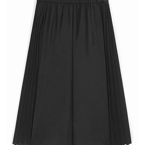 Load image into Gallery viewer, High Elastic Waist Gray Black Color-block Pleated Wide Leg Pants New Trousers Women Fashion Spring Autumn 2025 1DJ1582
