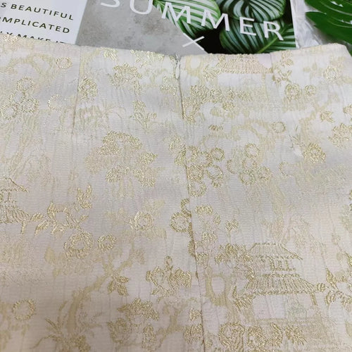 Load image into Gallery viewer, Summer Blue Chinese Jacquard Women's Half Skirts New Fashion Black Wrap Hip Slim High Waist Streetwear Beige Japanese Clothing
