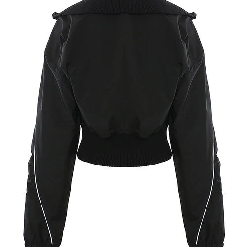 Load image into Gallery viewer, Loose Fit Army Green Big Pocket Casual Jacket New Lapel Long Sleeve Women Coat Fashion Tide Spring Autumn 2025 7AB1819
