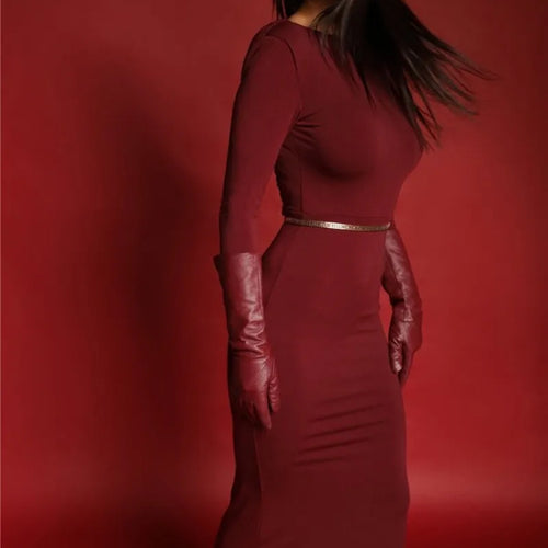 Load image into Gallery viewer, Two Butterfly Long Sleeve Sexy Maxi Dress For Women Gown Fashion Hollow Out V Neck Backless Bodycon Club Long Dress
