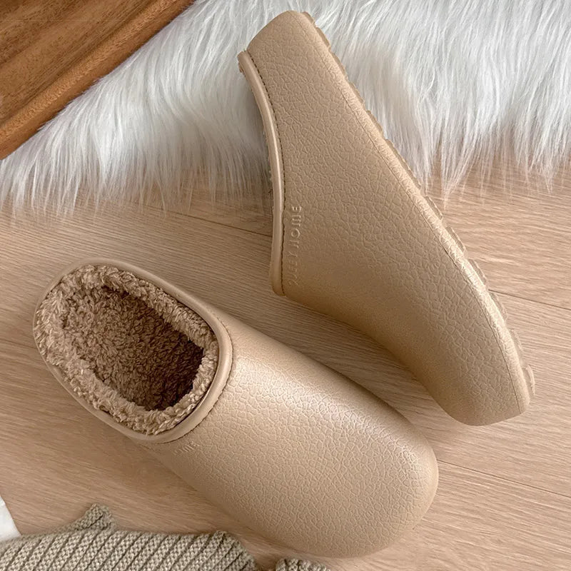 Slippers Woman 2025 Furry Women's Home Slippers House Shoes Women Winter Slippers Indoor Winter Shoes Plush Living Room Shoes
