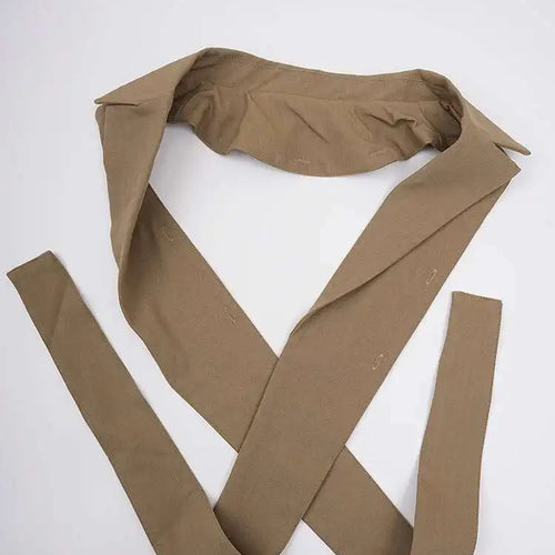 Load image into Gallery viewer, Women Khaki Belted Big Size Long Elegant Trench New V-neck Long Sleeve Windbreaker Fashion Tide Spring Autumn 2025 7AB252
