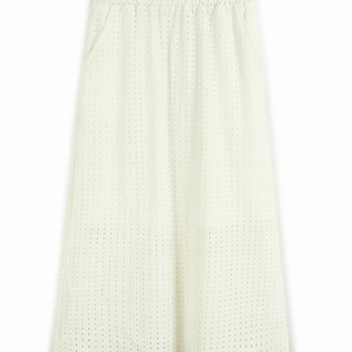 Load image into Gallery viewer, Black Hollow Hollow Out T-shirt Skirt Two Pieces Suit New Round Neck Short Sleeve Women Fashion Spring Summer 2025 1DJ1435
