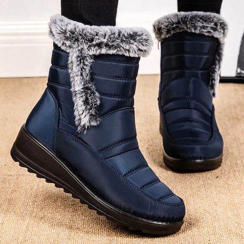 Load image into Gallery viewer, Women's Boots 2025 New Snow Boots For 2025 Winter Shoes Woman Low Heels Fur Botas Mujer Super Warm Winter Boots Women Footwear

