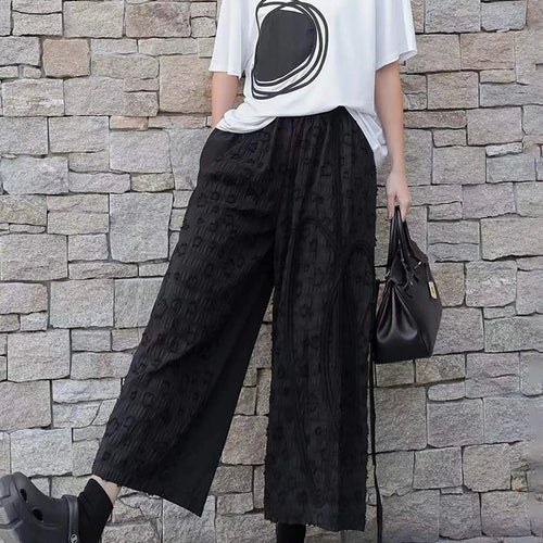 Load image into Gallery viewer, Women Whiite Pattern Printed Big Size Casual T-shirt New Round Neck Short Sleeve Fashion Tide Spring Summer 2025 1DJ0215
