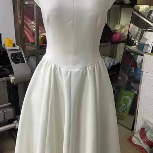 Load image into Gallery viewer, White Backless A-line Sexy Maxi Dress For Women Gown Solid Hollow Out Sleeveless High Waist Club Pleated Dress Elegant
