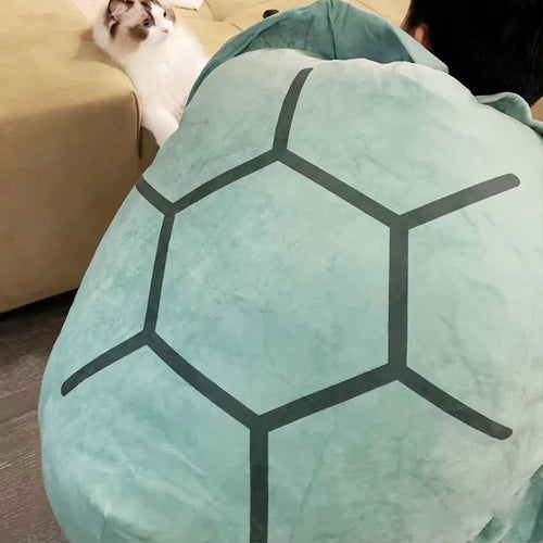 Load image into Gallery viewer, 150cm Kawaii Huge Size Turtle Shell Pillow Plush Toys Big Tortoise Clothes Stuffed Soft for Sleeping Cushion Cosplay Game Gift
