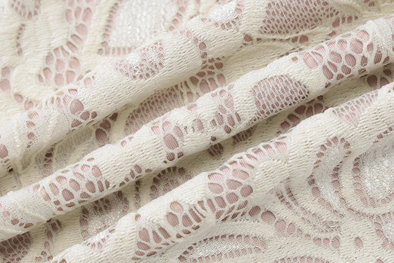 Lace Hollow Out Long Sleeve Sexy Mini Dress For Women Fashion Half High Collar Bodycon Club Party Dress Elegant Dresses