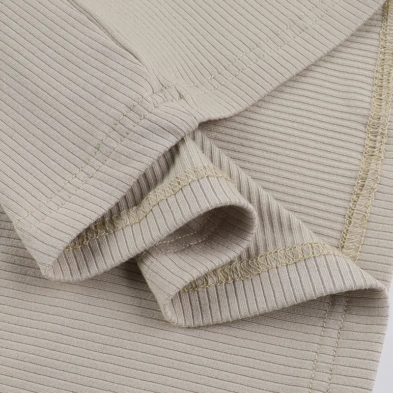 Off-shoulder Long Sleeve Sexy Mini Dress For Women Robe Fashion Ribbed Strapless Bodycon Fall High Waist Dress Elegant