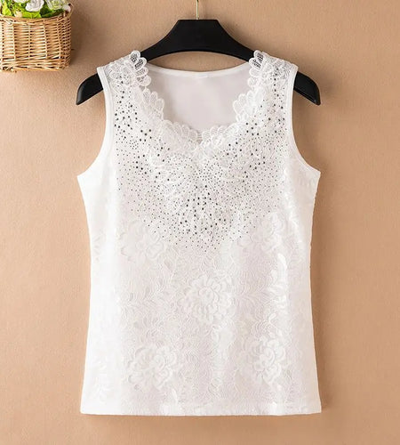 Women Tank Tops Crop Vest Solid Korean Elegant Female Sleeveless Tanks White Black Summer Women Tops Tees 2023