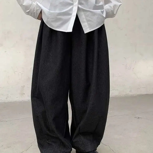 Load image into Gallery viewer, High Waist Blue Black Brief Long Casual Wide Leg Denim Pants New Trousers Women Fashion Tide Spring Autumn 2025 1DH8389
