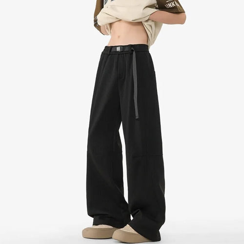 Load image into Gallery viewer, Men's Casual Pants New Summer Fashion Trend Elastic Waist Belt Splicing Full Length Male Trousers Spring 2025 9W1390
