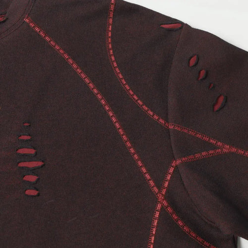 Load image into Gallery viewer, Hip Hop T-Shirt Grunge Y2K Streetwear Ripped Holes Punk Gothic Urban Tshirt Men Harajuku Casual Baggy Short Sleeve Summer Top
