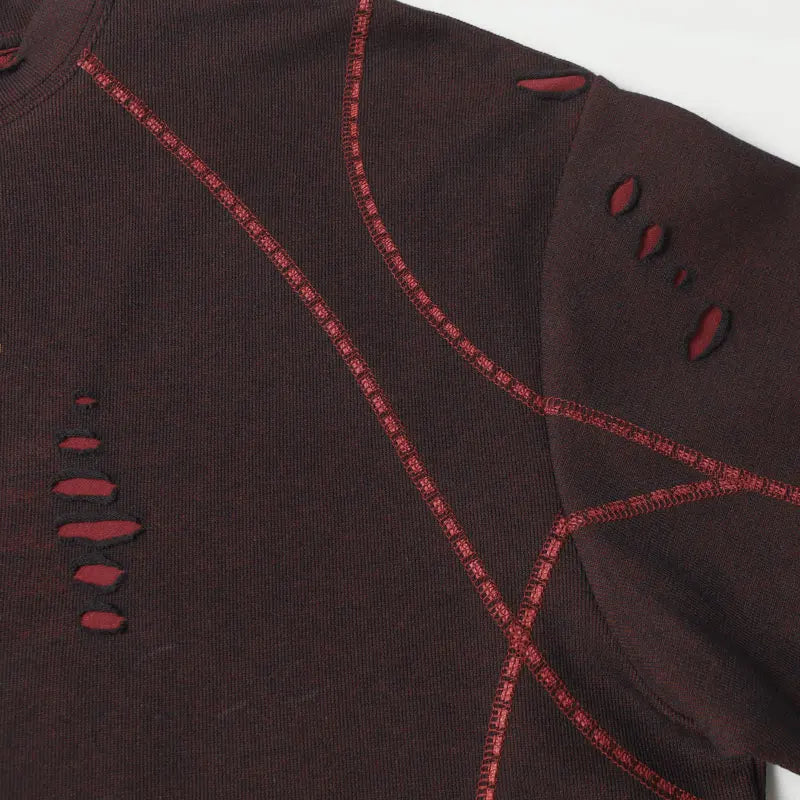 Hip Hop T-Shirt Grunge Y2K Streetwear Ripped Holes Punk Gothic Urban Tshirt Men Harajuku Casual Baggy Short Sleeve Summer Top