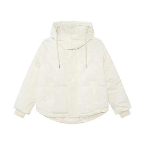 Load image into Gallery viewer, Simple Men&#39;s Padded Jackets Hooded Drawstring Solid Color Warm Short Parkas Korean Casual Male Thckened Coats Tide 9C9343
