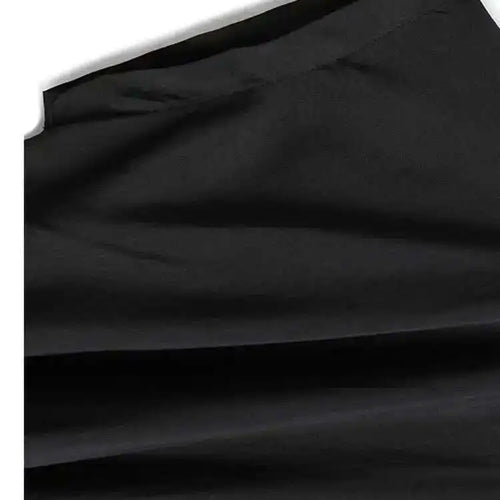 Load image into Gallery viewer, Women Black Pattern Printed Big Size Irregular T-shirt New Round Neck Short Sleeve Fashion Tide Spring Summer 2025 1DH6612
