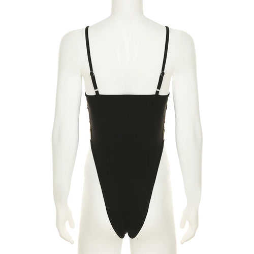 Load image into Gallery viewer, Sexy Sequines Leopard Printed Party Bodysuit Women Contrast Color Skinny Spaghetti Strap One Piece Tops Bling Rompers
