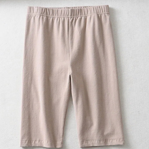 Load image into Gallery viewer, sexy women cotton high waist elastic pure color slim Knee-Length bike shorts female
