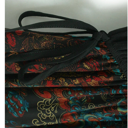 Load image into Gallery viewer, Women Black Pattern Printed Big Size Midi Dress New Round Neck Short Sleeve Fashion Tide Spring Summer 2025 1DJ0298
