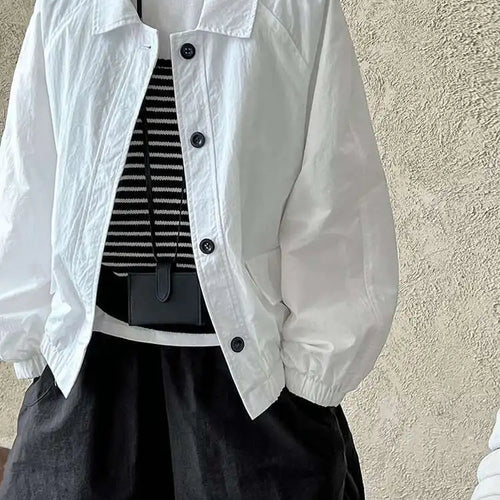 Load image into Gallery viewer, Wine Red Pocket Big Size Casual Thin Jacket New Lapel Long Sleeve Women Coat Fashion Tide Spring Autumn 2025 1DH7292
