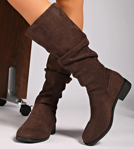 Boots Women's High Boots For Winter Shoes Woman Heels Botas Mujer New High Knee Boots Women Luxury Long Winter Footwear Snow