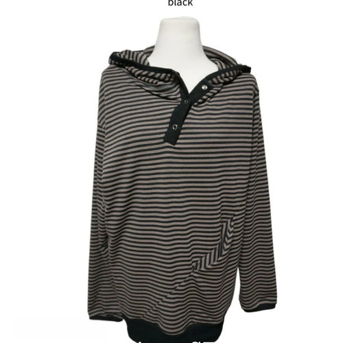 Load image into Gallery viewer, Striped Hoodies Women's Clothing Streetwear Fashion Y2k Tops Hooded Casual Long Sleeve Korean Sweatshirts 2024 Ropa Mujer 49C712
