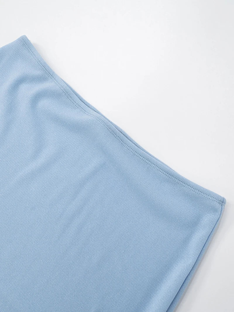 Halter Deep V Neck Backless Sexy Maxi Dress For Women Fashion Sleeveless High Waist Slim-fit Beach Club Party Dress