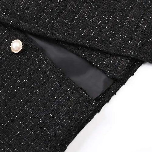 Load image into Gallery viewer, Black Irregular Elegant Big Size Woolen Coat New Lapel Long Sleeve Women Jacket Fashion Tide Autumn Winter 2025 1DH1530
