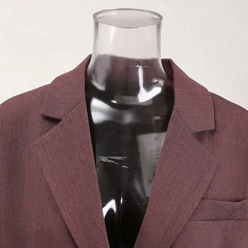 Load image into Gallery viewer, Women Red Brief Single Breasted Big Size Elegant Blazer New Lapel Long Sleeve Jacket Fashion Spring Autumn 2025 CPG1297
