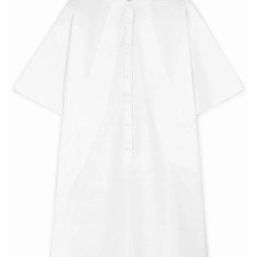 Load image into Gallery viewer, Women Green Big Size Elegant Knee-Length Shirt Dress New Stand Collar Long Sleeve Fashion Tide Spring Autumn 2025 1DJ0928
