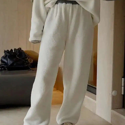 Load image into Gallery viewer, High Elastic Waist Gray Brief Thick Long Wide Leg Pants New Loose Fit Trousers Women Fashion Autumn Winter 2025 1DH1187
