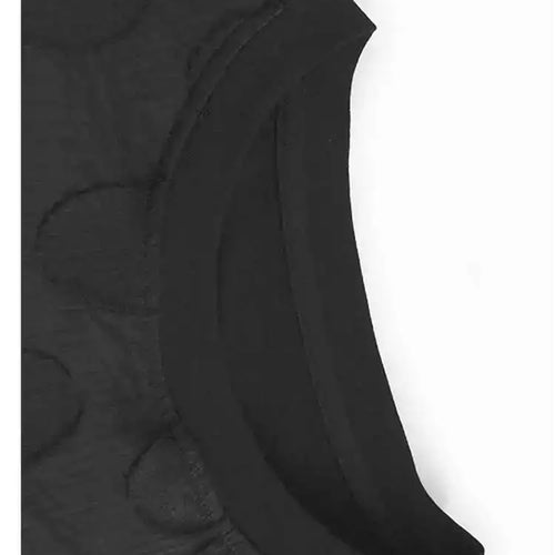 Load image into Gallery viewer, Women Black Dot Irregular Hem Big Size Casual T-shirt New Round Neck Short Sleeve Fashion Tide Spring Summer 2025 1DH9968
