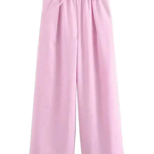 Load image into Gallery viewer, Big Size Green Vest Wide Leg Pants Two Piece Suit New Lapel Sleeveless Women Fashion Tide Spring Summer 2025 1DH6482
