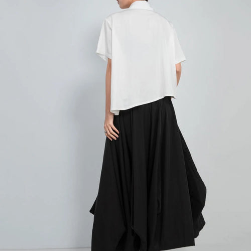 Load image into Gallery viewer, High Elastic Waist Black Pleated Shaped Long Wide Leg Pants New Trousers Women Fashion Tide Spring Autumn 2025  1DJ0980
