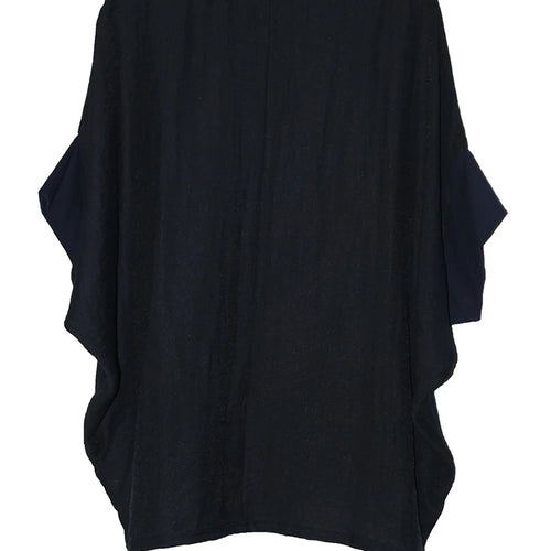 Load image into Gallery viewer, Women Beige Striped Printed Big Size Thin T-shirt New Round Neck Half Batwing Sleeve Fashion Spring Summer 2025 1DJ1570
