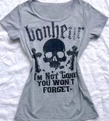 Vintage T Shirts Women Clothes Skull Print Short Sleeve Tees Fashion Summer Camisetas Casual Korean Tshirts Y2k Topd Ropa Mujer