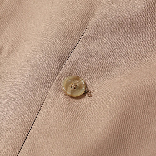 Load image into Gallery viewer, Women Khaki Irregular Contrast Color Big Size Blazer New Lapel Long Sleeve Jacket Fashion Tide Spring Autumn 2025 1DE2308
