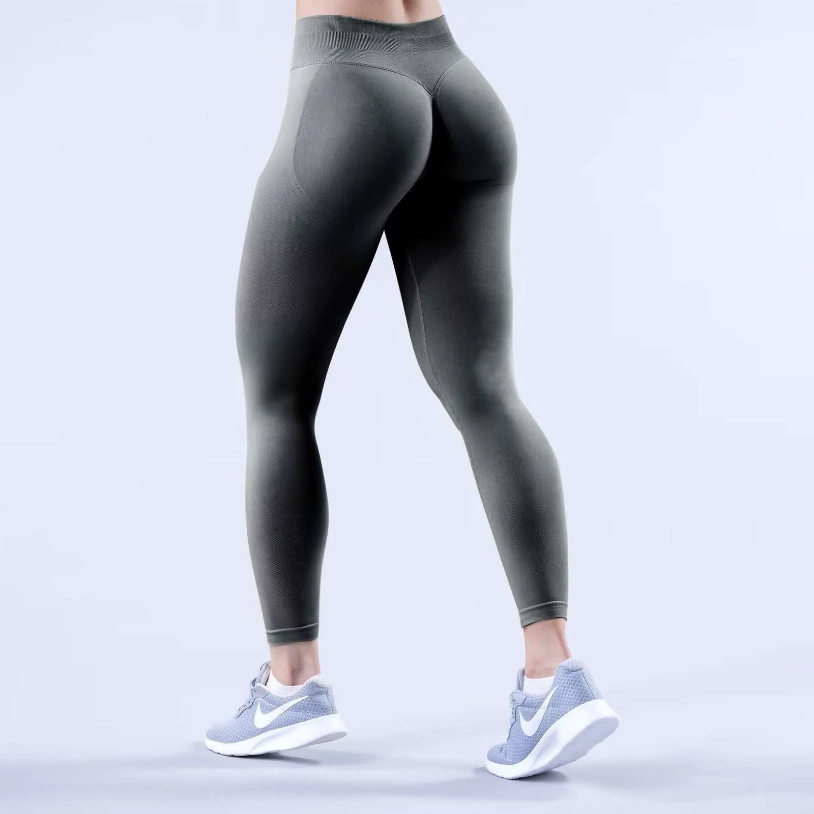 Impact Seamless Sporty Leggings Woman High Support Yoga Pants Tummy Control Squat Proof Gym Fitness Workout Scrunch Butt Tights