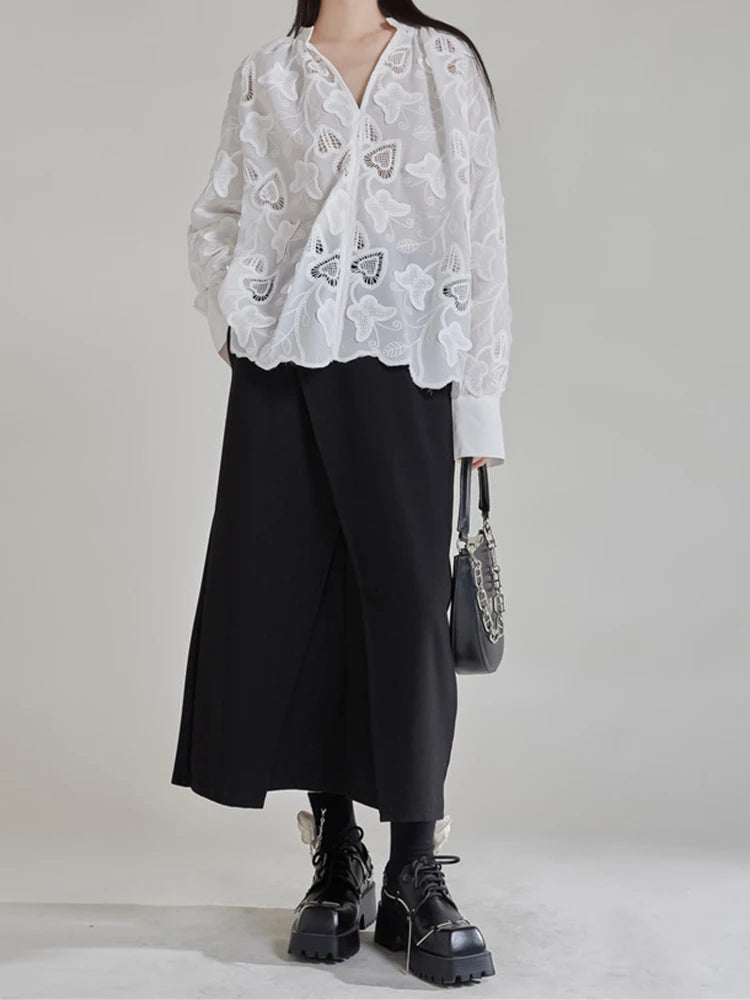 High Waist Black Irregular Slit Hem Spliced Elegant Half-body Skirt Women Fashion Tide New Spring Autumn 2025 1DH9887