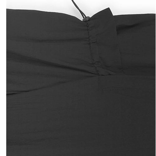 Load image into Gallery viewer, Women Black Pockets Drawstring Big Size Vest Dress New Round Neck Sleeveless Fashion Tide Spring Summer 2025 1DJ0658
