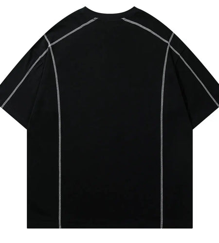 Men Vintage 90s T-Shirts Y2K Hip Hop Racing Sports Short Sleeve Tshirt Streetwear Harajuku Casual Baggy Cotton Loose Tops Tee