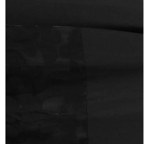 Load image into Gallery viewer, Women Black Flower Mesh Big Size Ruffles Casual Dress New Round Neck Long Sleeve Fashion Tide Spring Autumn 2025 1DH8213
