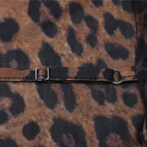 Load image into Gallery viewer, Leopard Print Backless Sexy Maxi Dress For Women Gown Fashion Halter Strapless Sleeveless Bodycon Printed Long Dress
