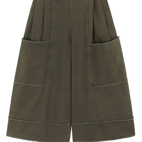 Load image into Gallery viewer, High Waist Black Pockets Burr Fold Vintage Wide Leg Jeans New Women Trousers Fashion Tide Spring Autumn 2025 1DH9666
