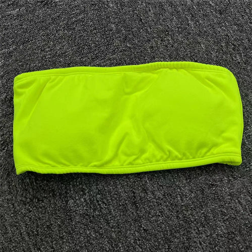 Load image into Gallery viewer, Pad Tube Tops Sports Bra Women Fitness Bra Intimate Strapless Bustier Bandeau Breathable Wrapped Chest Underwear Yoga Bra
