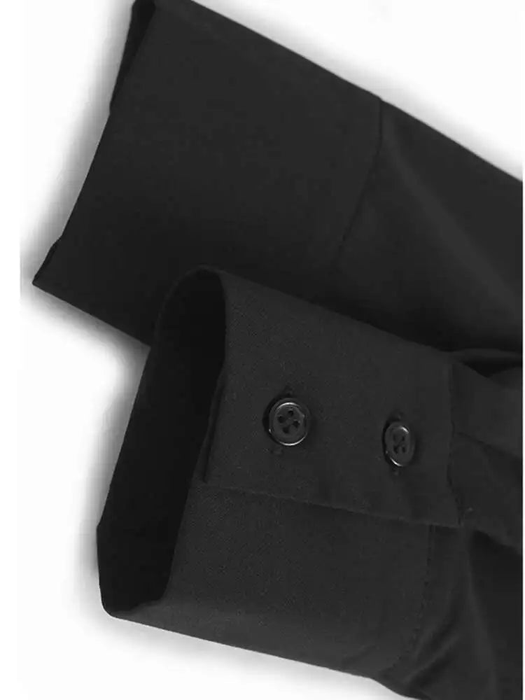 Women Green Hem Irregular Pleated Big Size Shirt Dress New Lapel Long Sleeve Fashion Tide Spring Autumn 2025 1DH6769