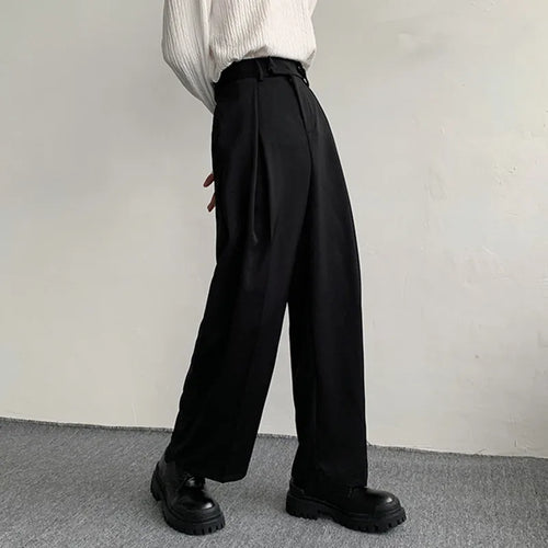 Load image into Gallery viewer, Fashion Casual Men&#39;s Straight Suit Trousers Male Loose Solid Color Wide Leg Pants Spring Menwear Trend 9A7641
