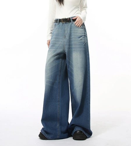 Korean New Chic Men's Jeans Lightning Pattern Washed Male Denim Pants Summer Trendy Trousers Casual Men Clothing 9C6172