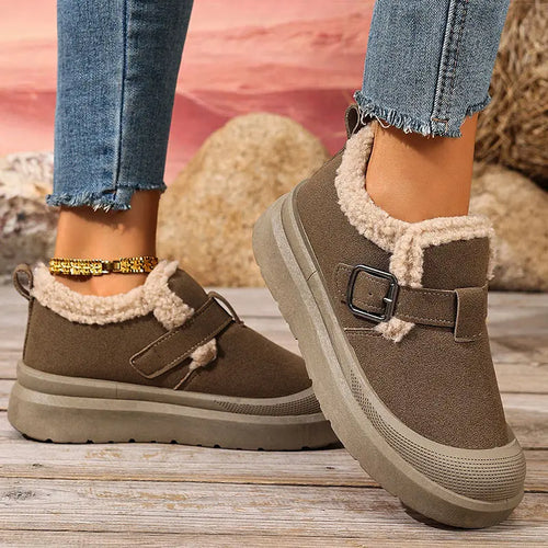 Load image into Gallery viewer, Women&#39;s Boots Casual Winter Shoes For Woman 2025 New Fur Shoes Winter Boots For Ankle Snow Botas Mujer Keep Warm Footwear Women
